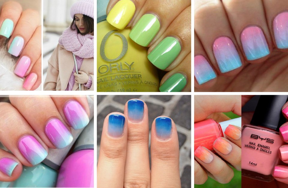 Сочения цветов для маникюра