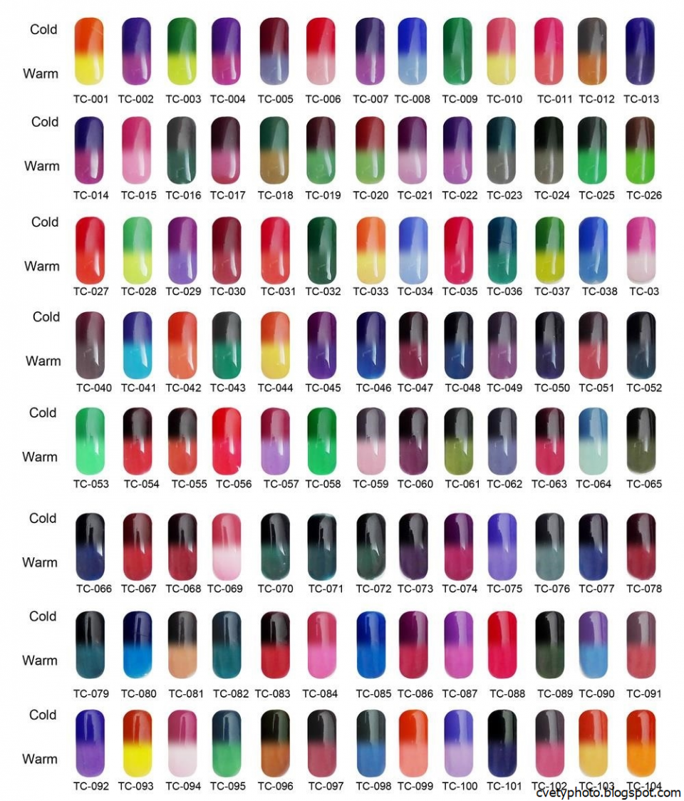 Гель лак boya палитра