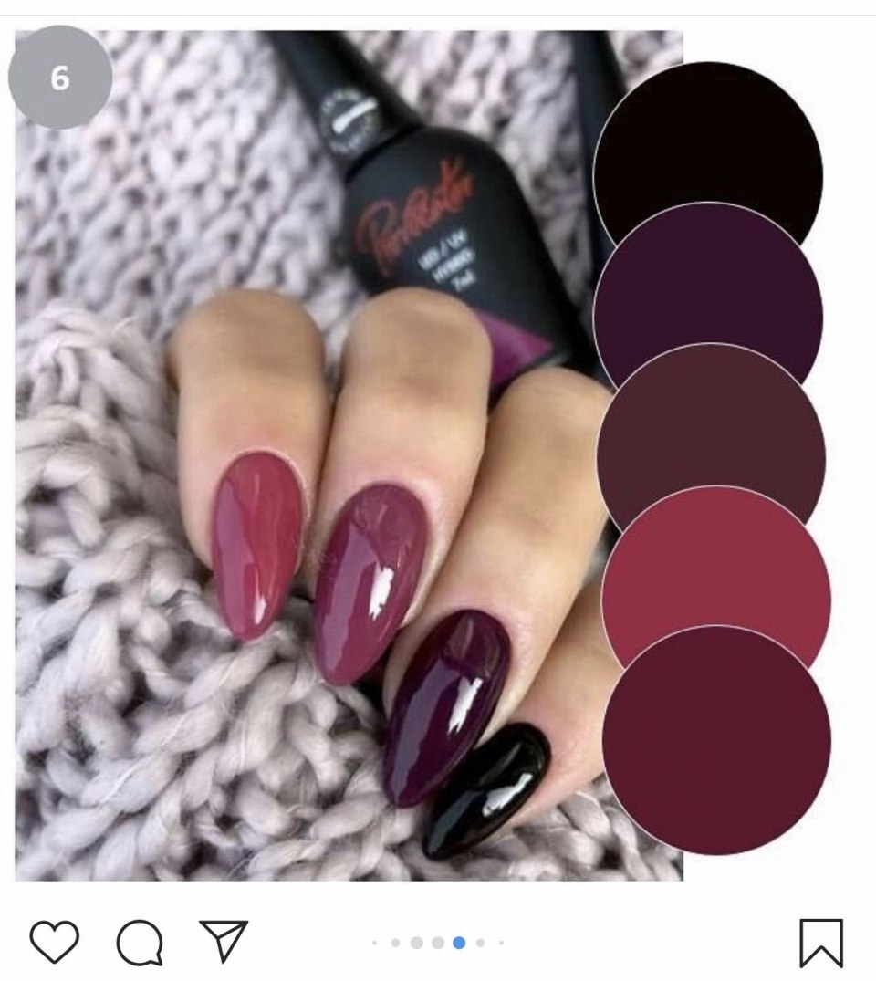 22 Оттенок лака для ногтей