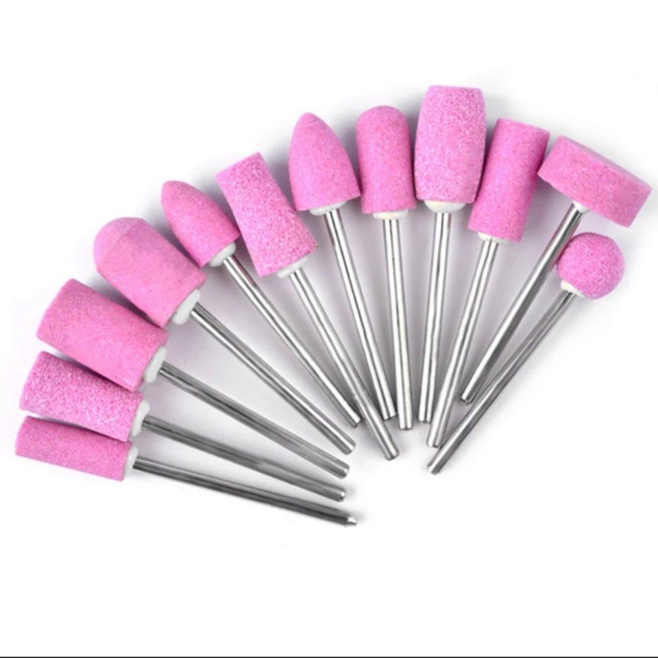 Набор фрез корундовых, 12 шт.