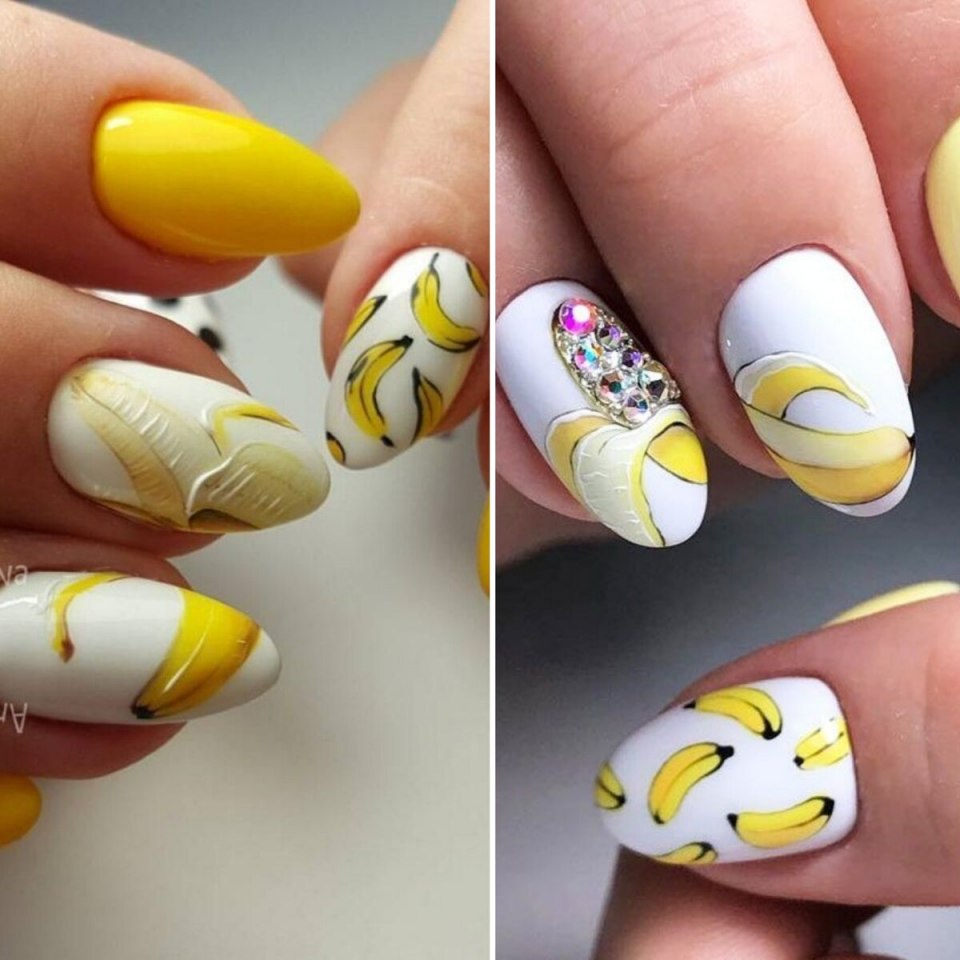 Маникюр 2021 лето новинки желтый