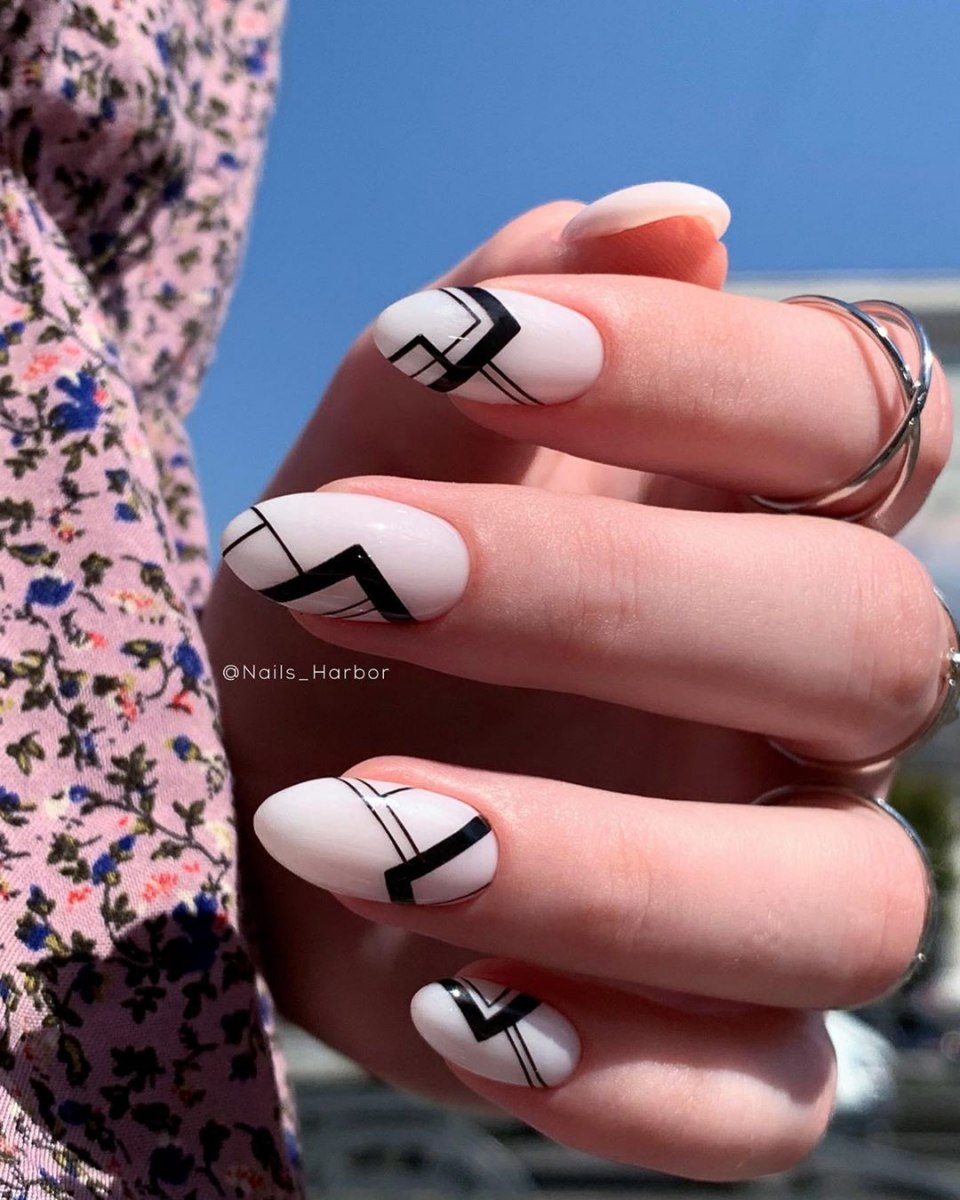 Стильный маникюр для офиса 2021