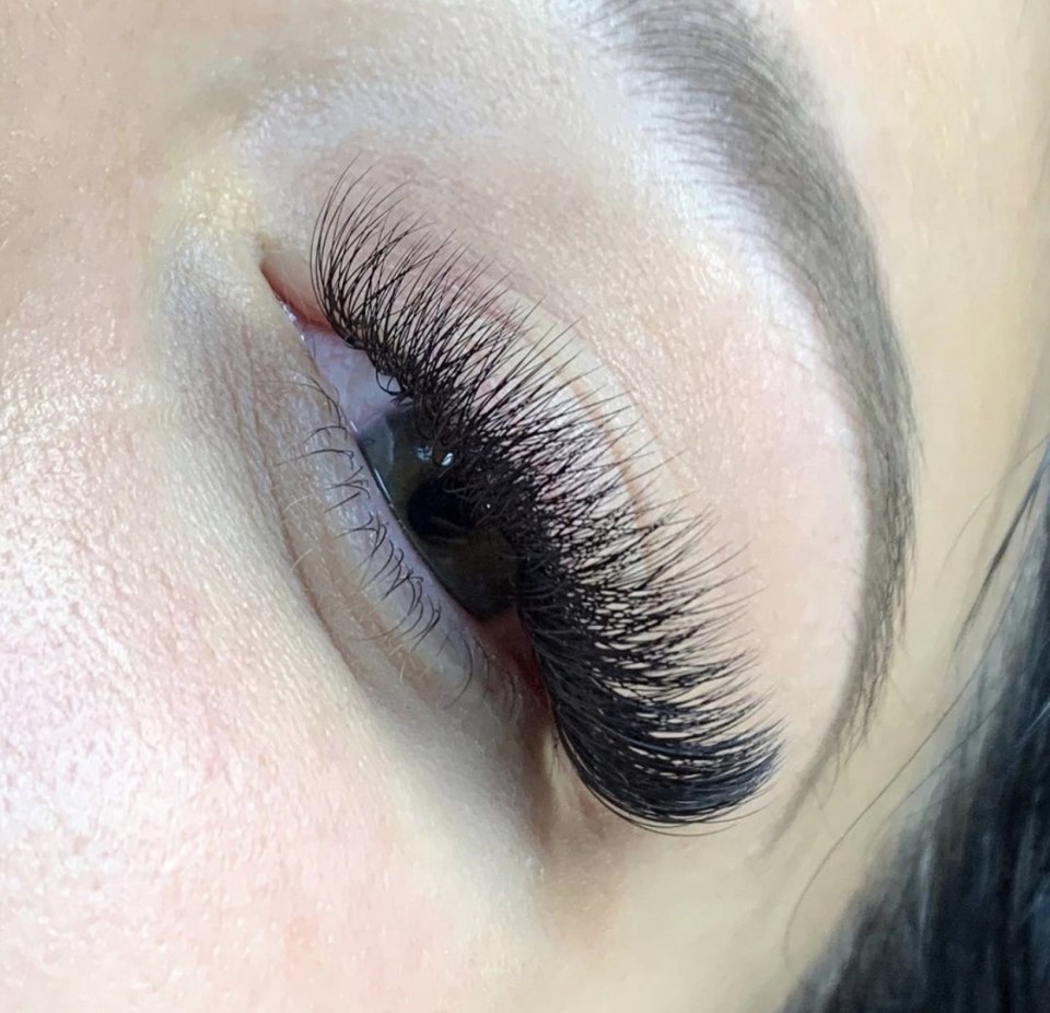 Наращивание ресниц коллаж
