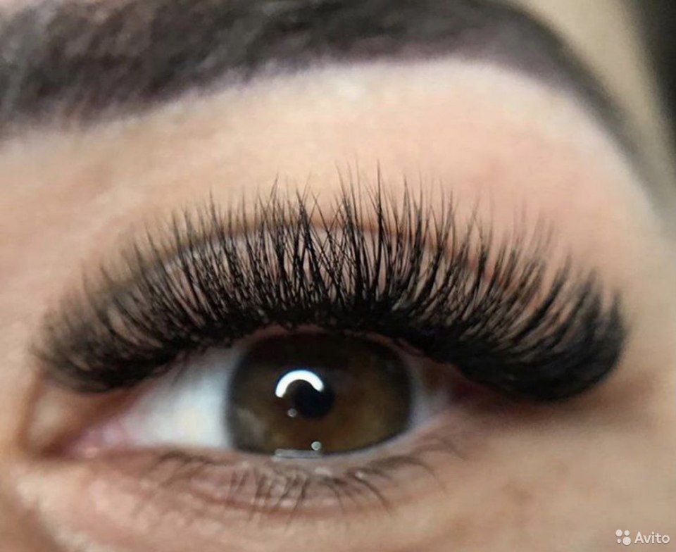 Наращивание ресниц американка фото