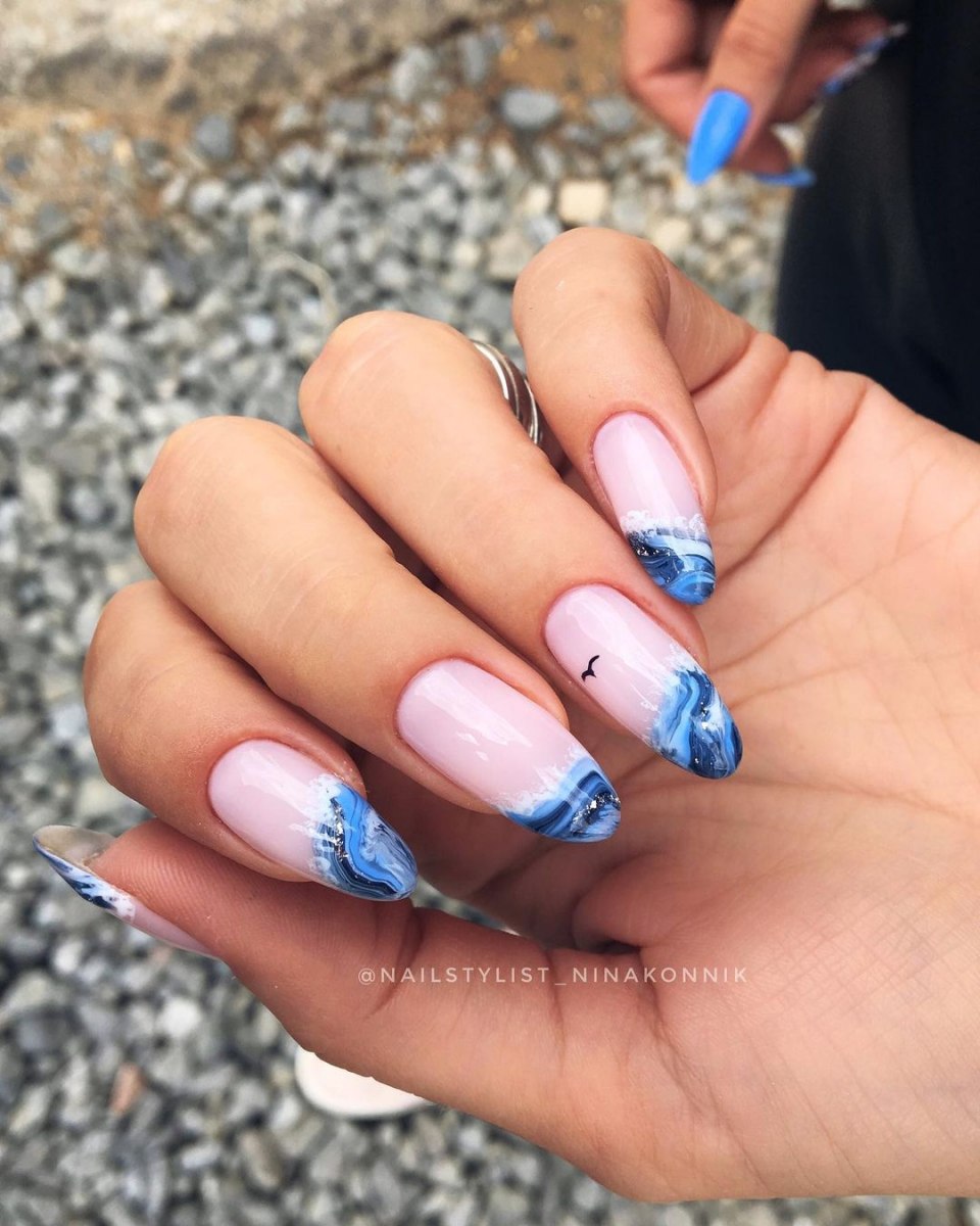 Пляжный маникюр