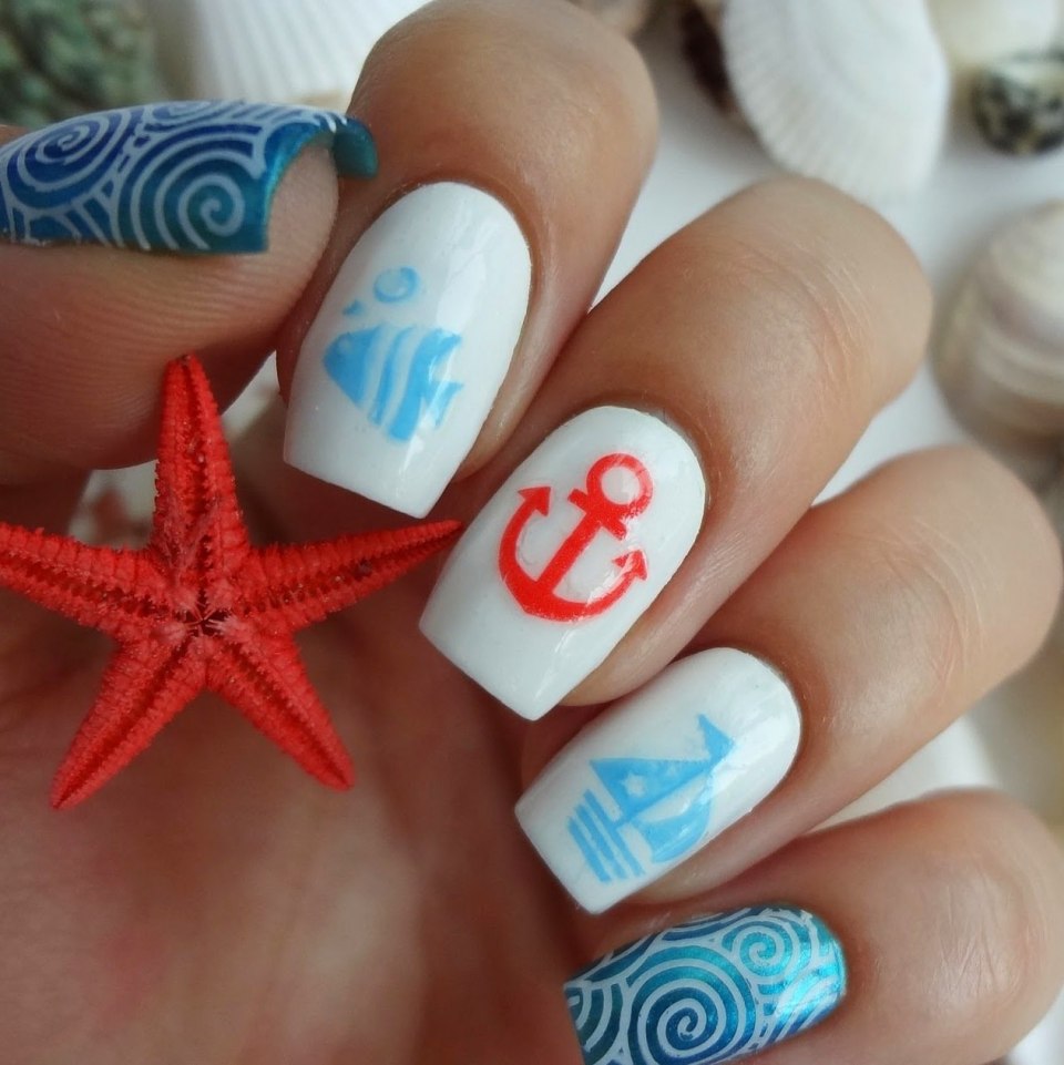 Пляжный маникюр