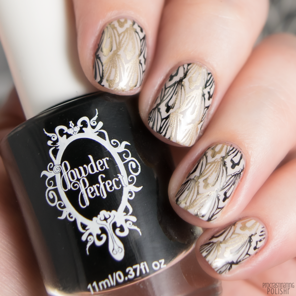 Маникюр со стемпингом гель лак