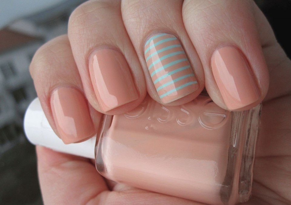 Разноцветный матовый маникюр