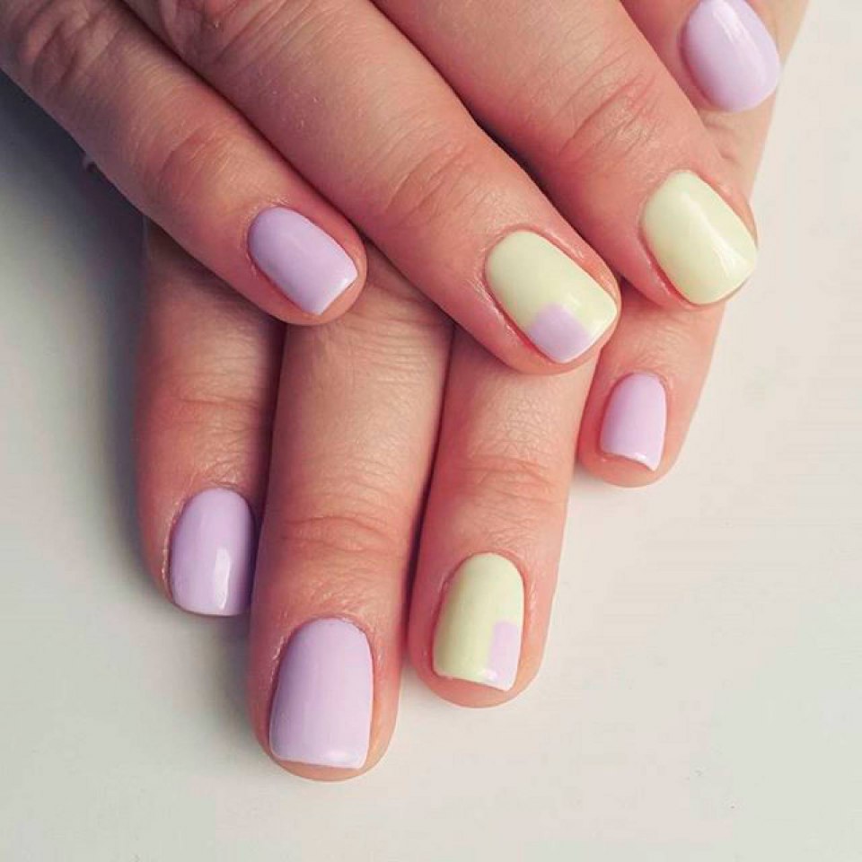 Разноцветный маникюр