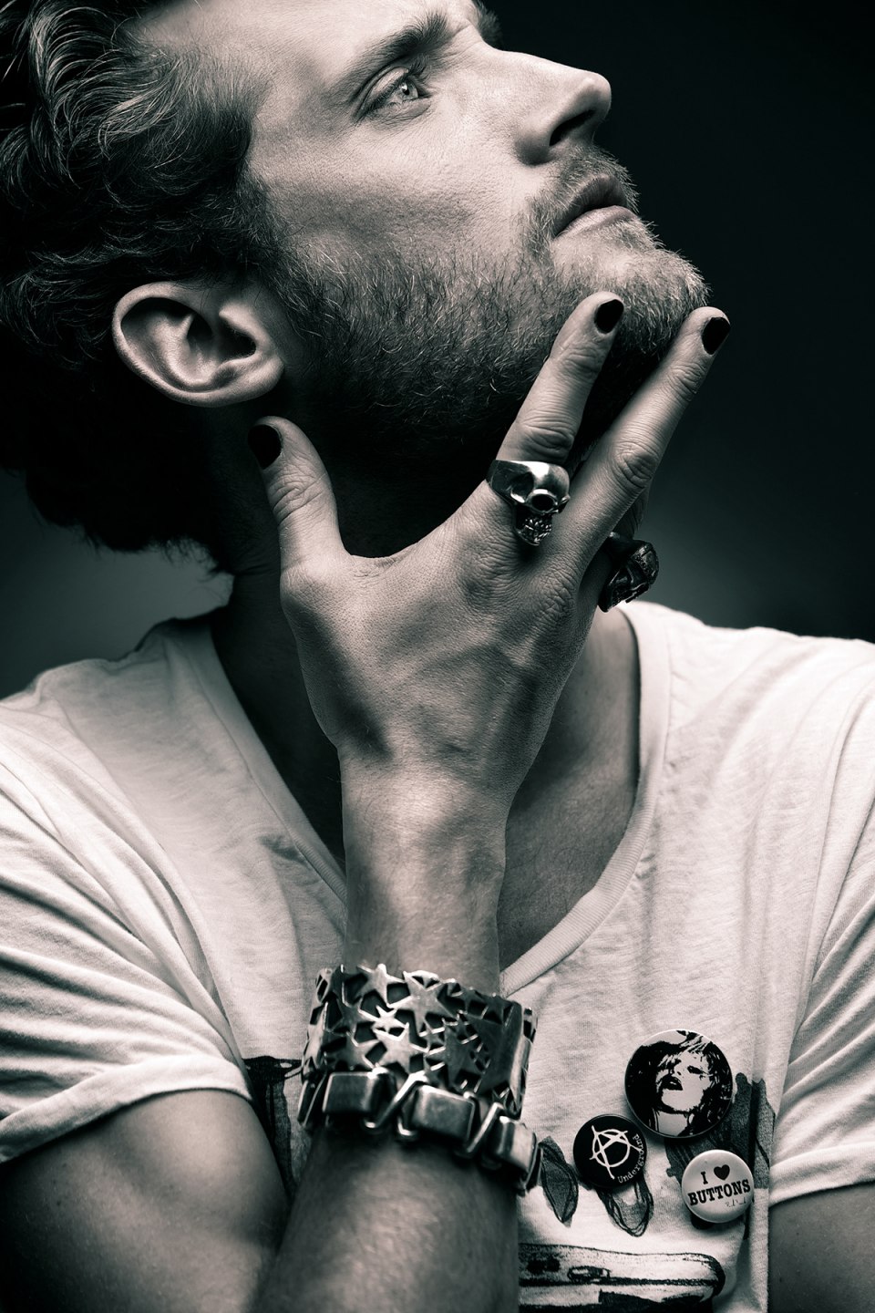 Брутальный мужской маникюр