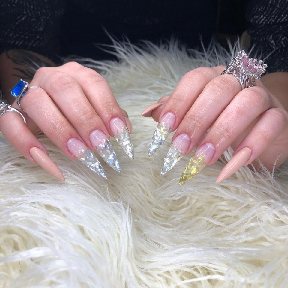 Красивые ногти большие