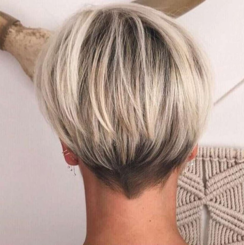 Модные стрижки затылок