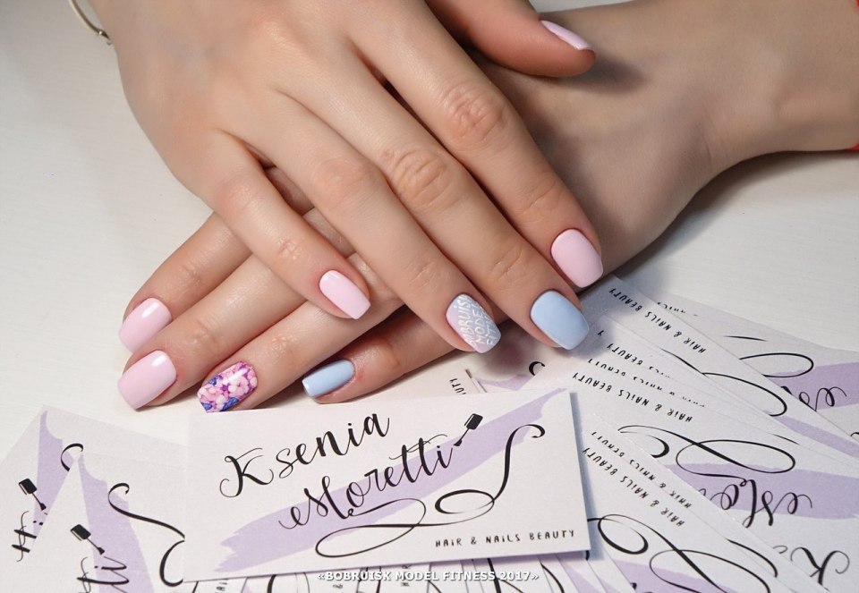 Дизайн ногтей для учителя