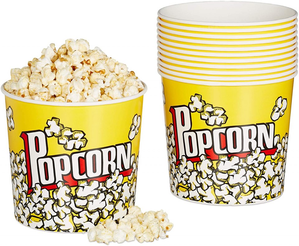 Украшение попкорном