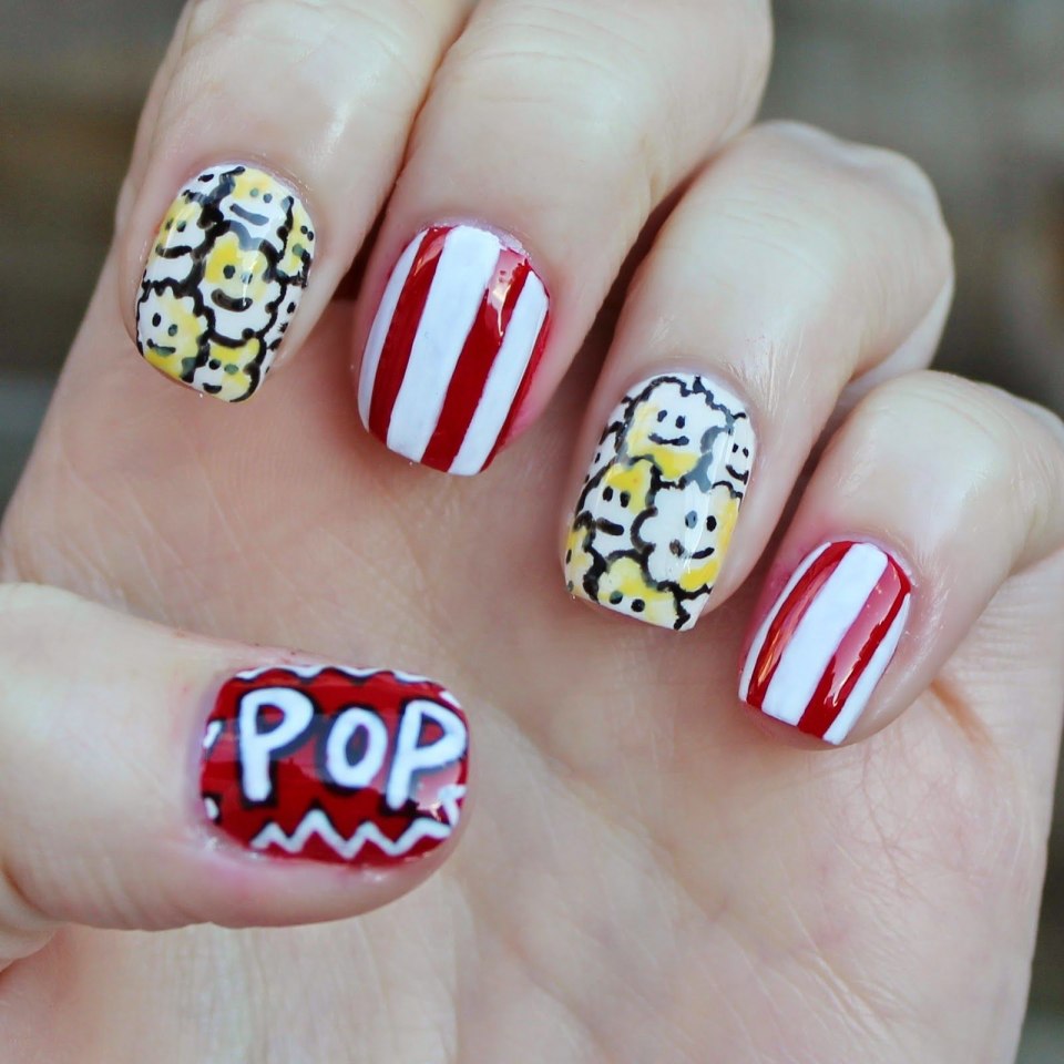 Маникюр с печеньками