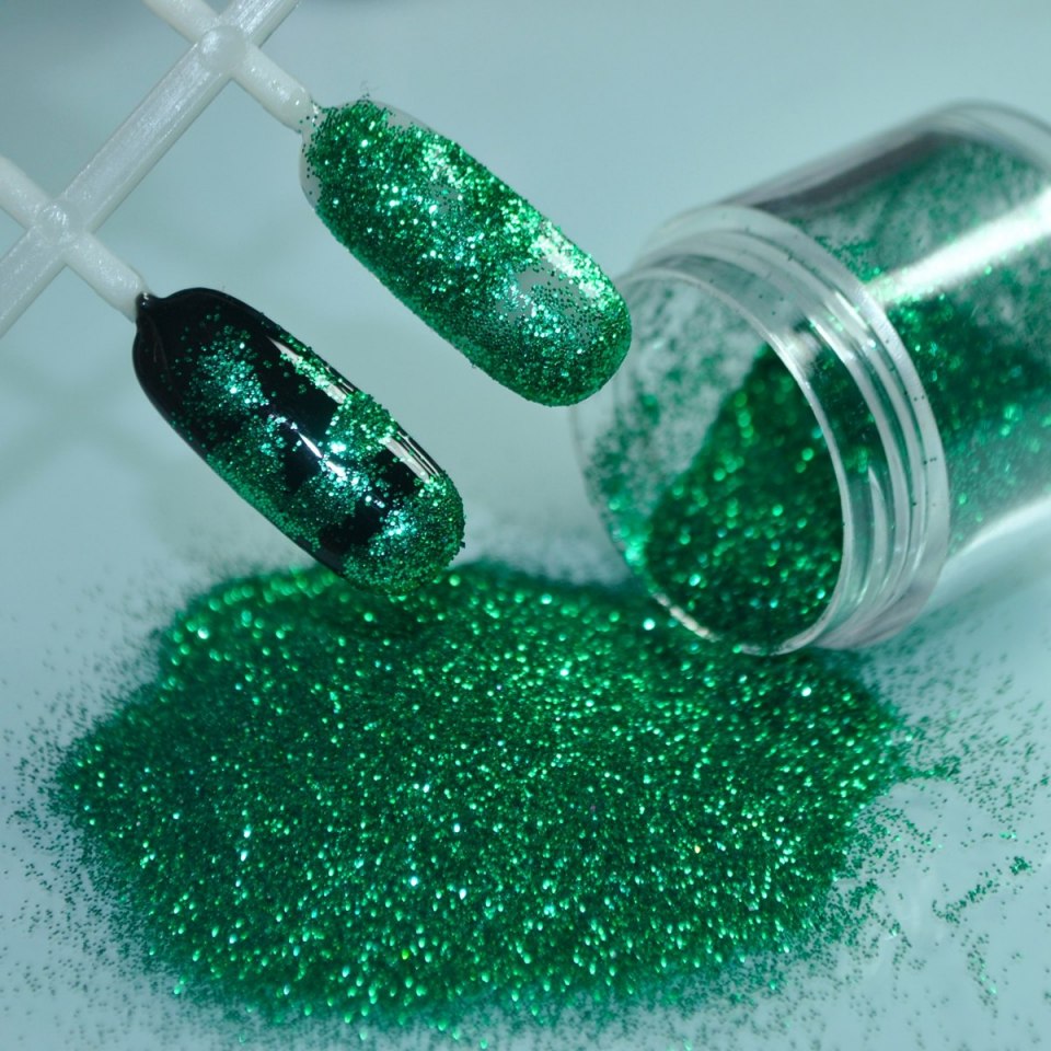 Блестки (тёмно-зелёный) RUNAIL