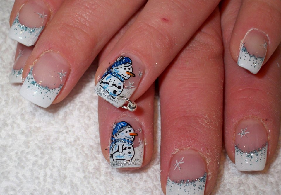 Маникюр зима