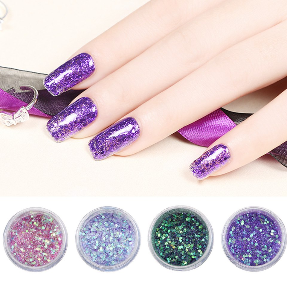 Блестки украшения для ногтей