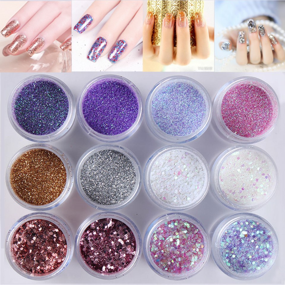 Глиттеры для ногтей