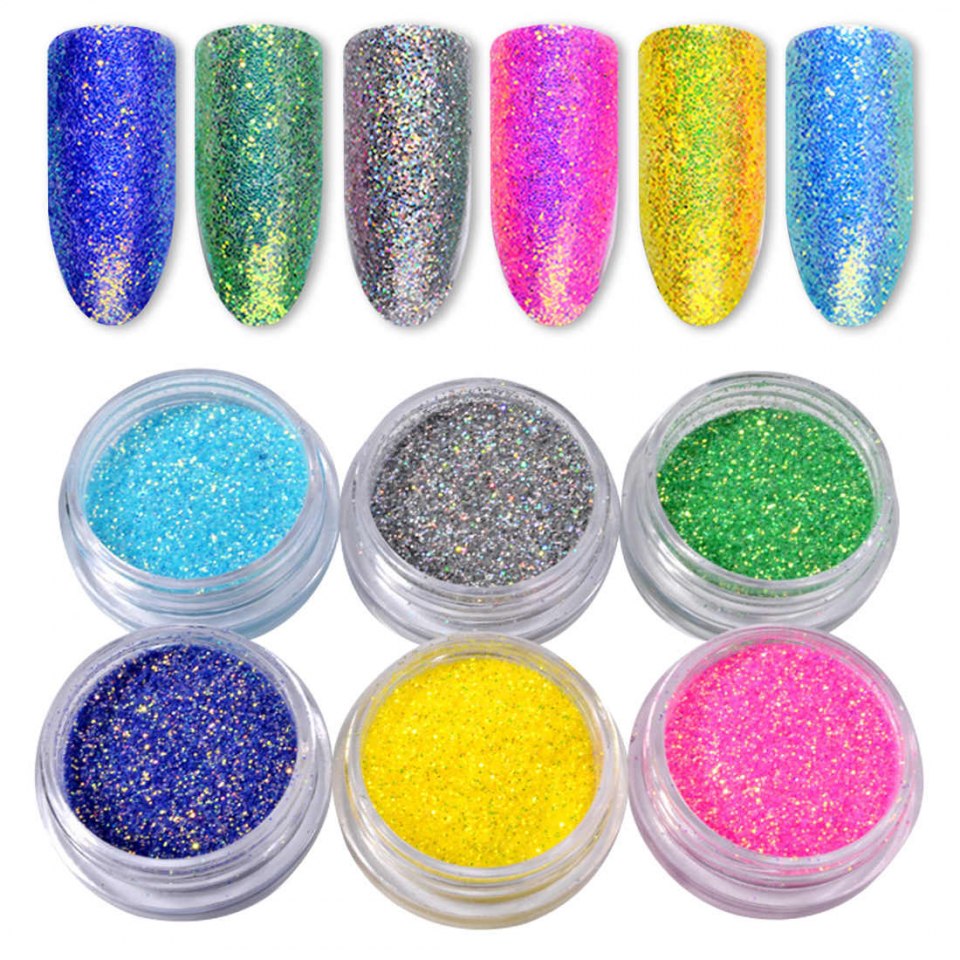 Ногти блестки