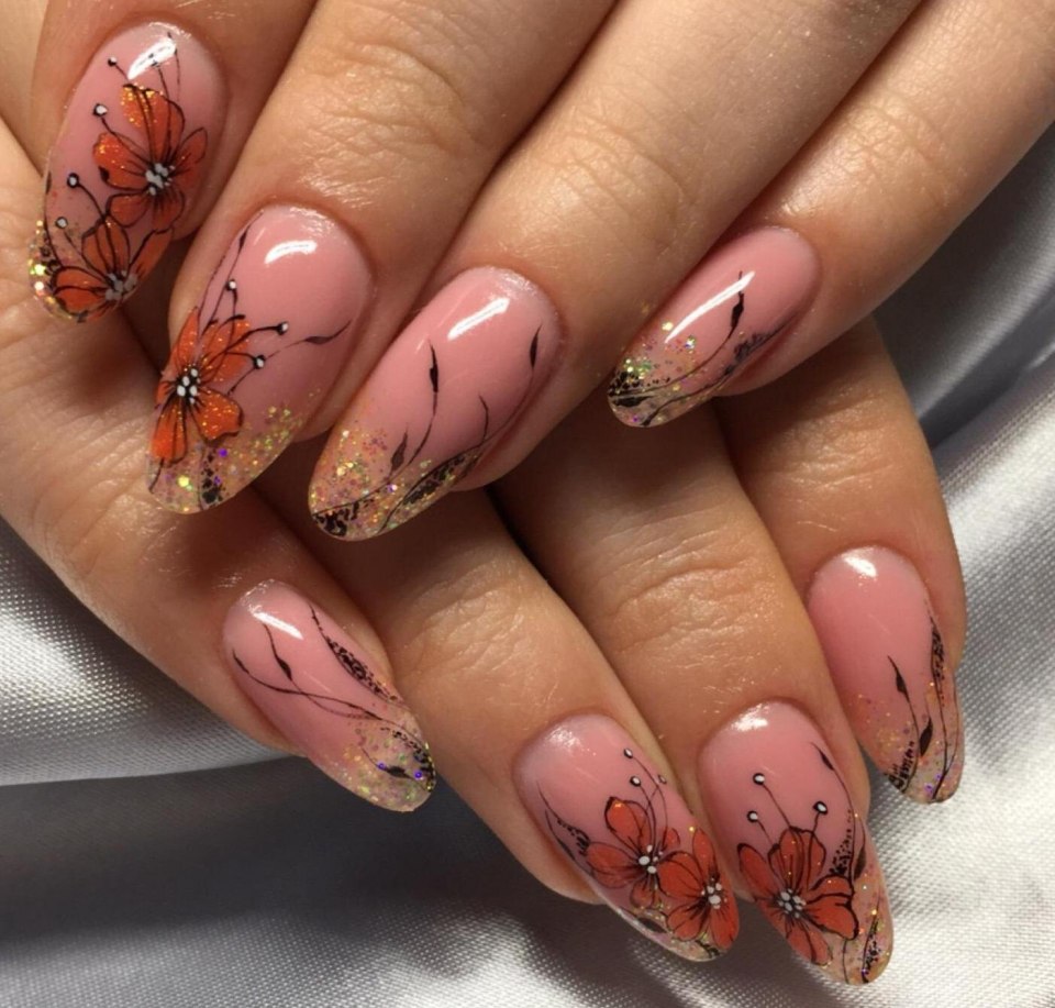 Маникюр в осеннем стиле