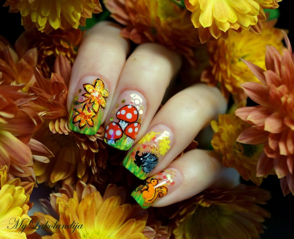 Осенний маникюр