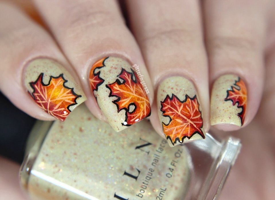 Маникюр на 9 мая