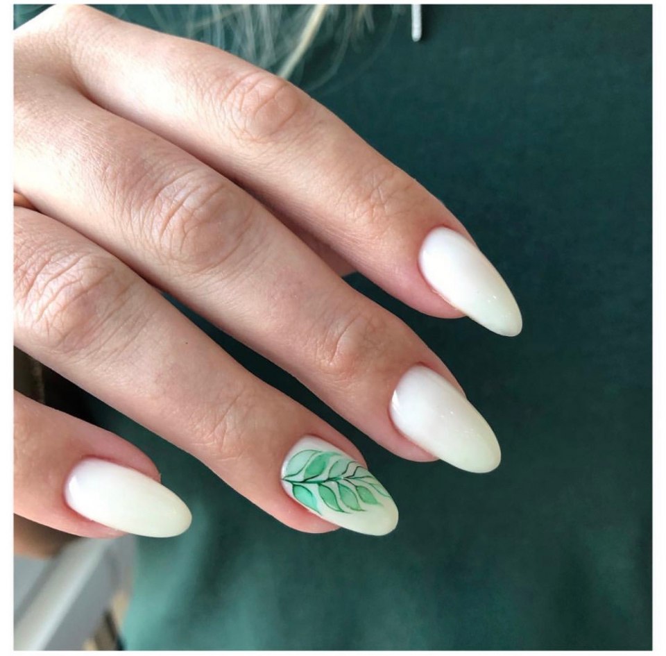 Молочный гель лак