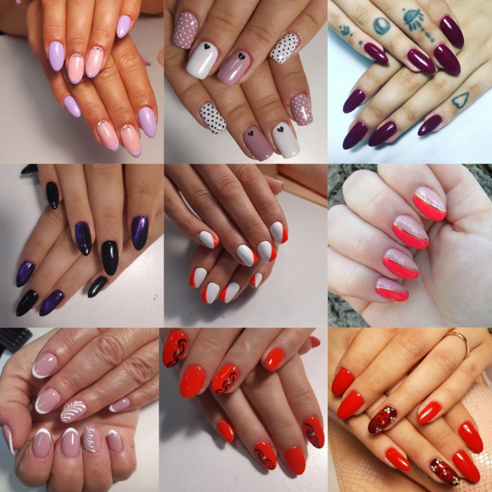 Цветные базы для ногтей