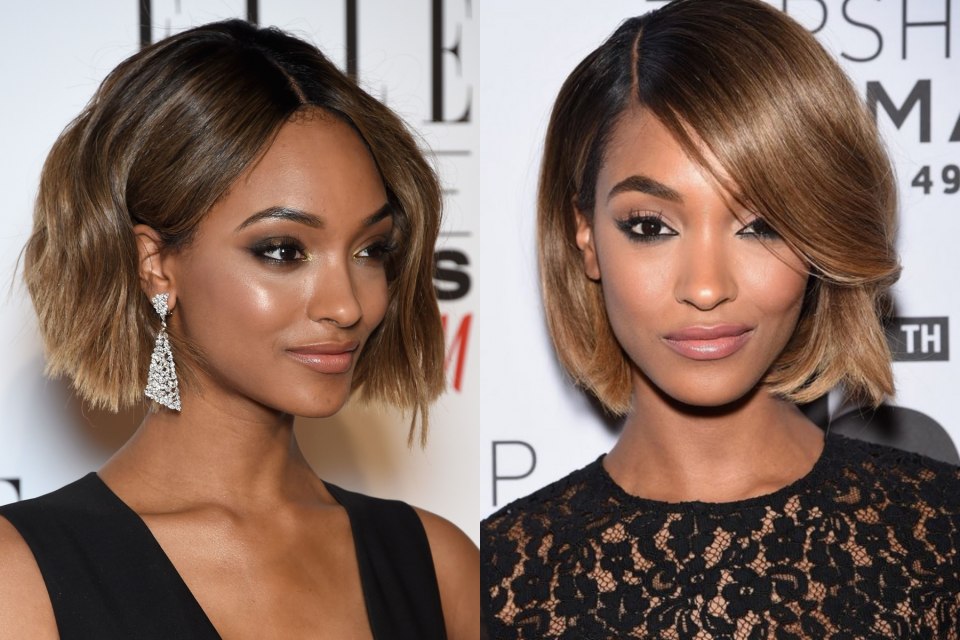 Контуринг на темные волосы Боб каре