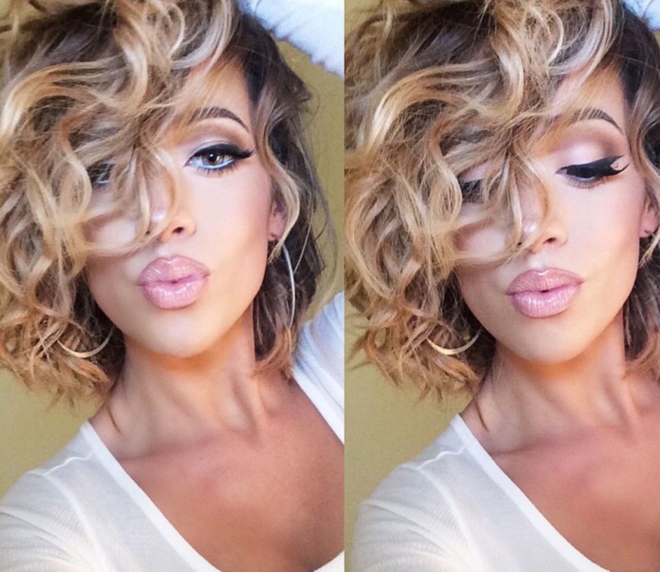 Контуринг на вьющиеся волосы