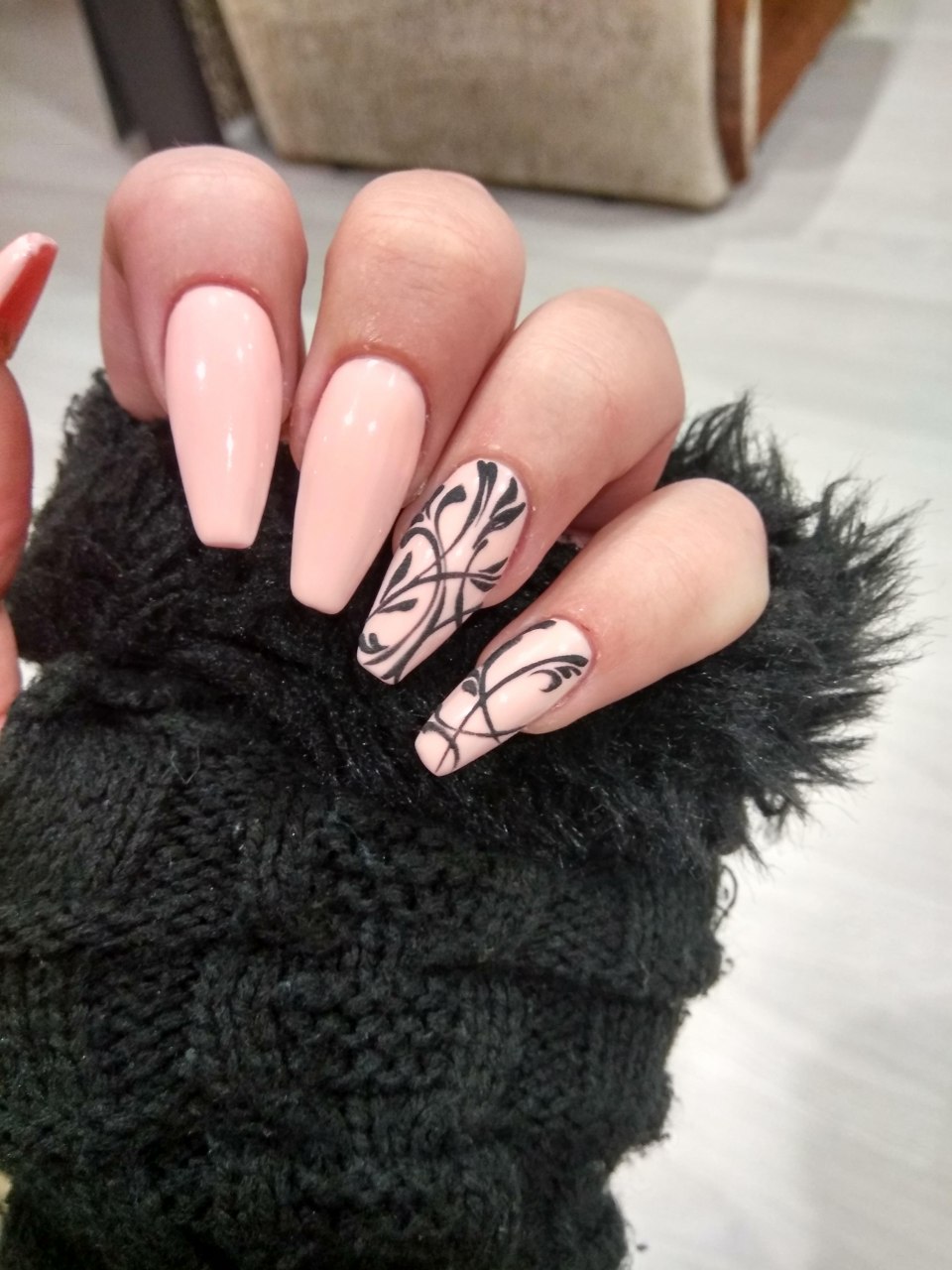 Маникюр на длинные е ОГТИ