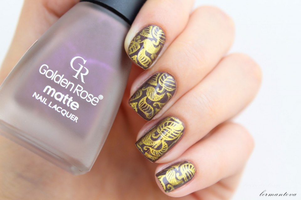 Стемпинг под кошачий глаз