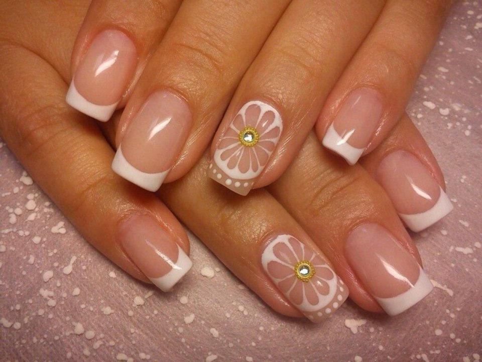 Французский маникюр гель лак