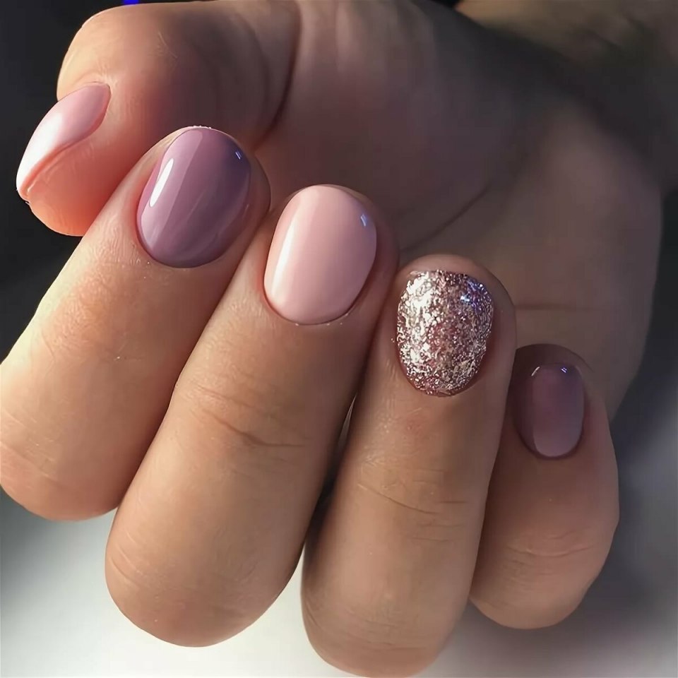 Маникюр наороткие ногти