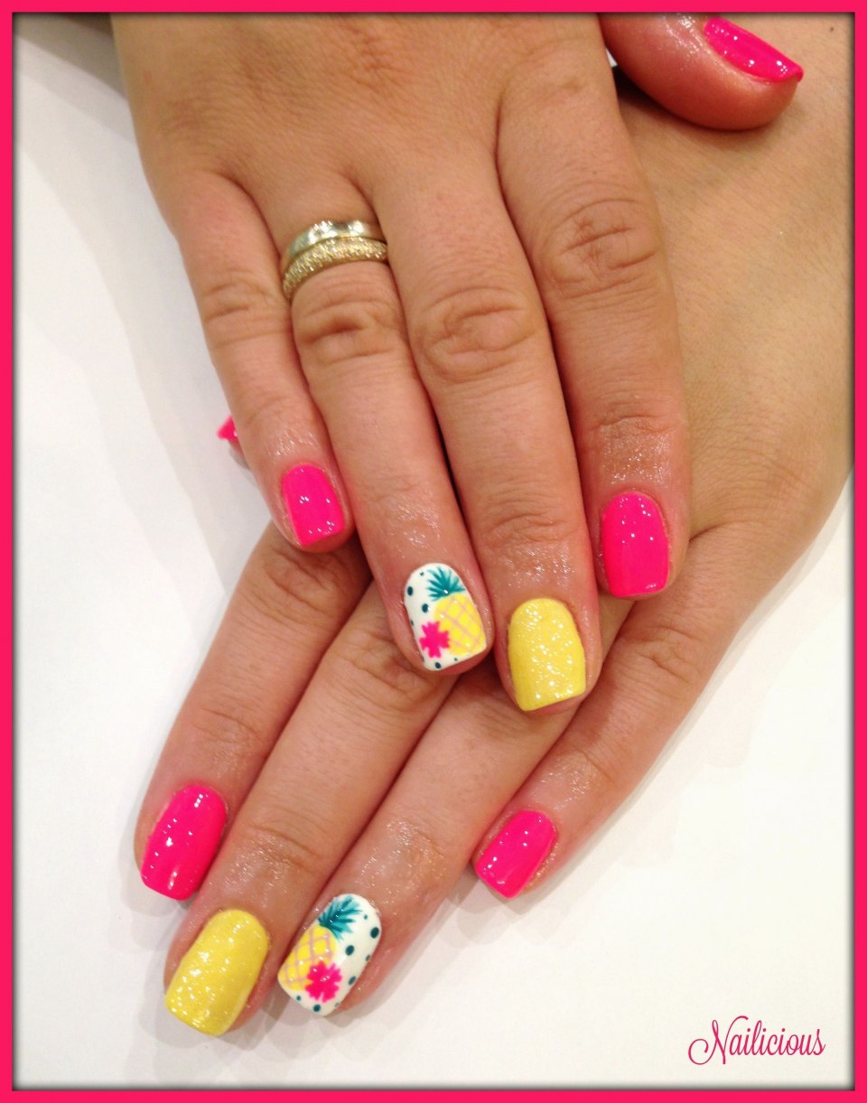 Лимонный педикюр