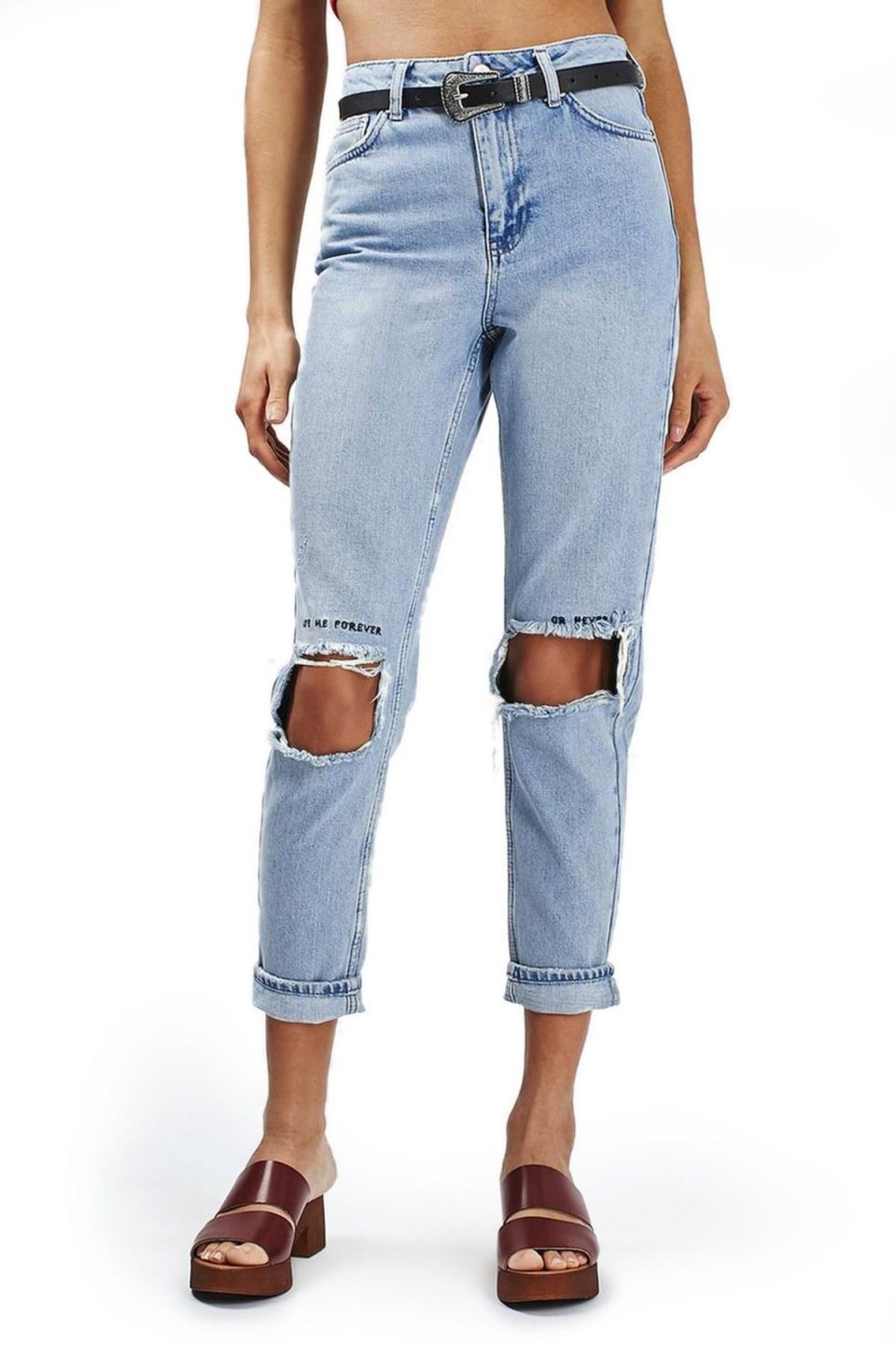 Джинсы Vintage Fit High Waist Denim