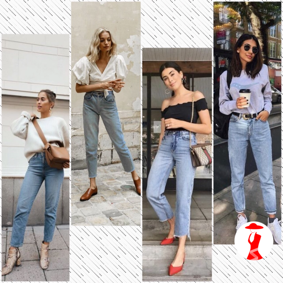 Мамины джинсы с футболкой