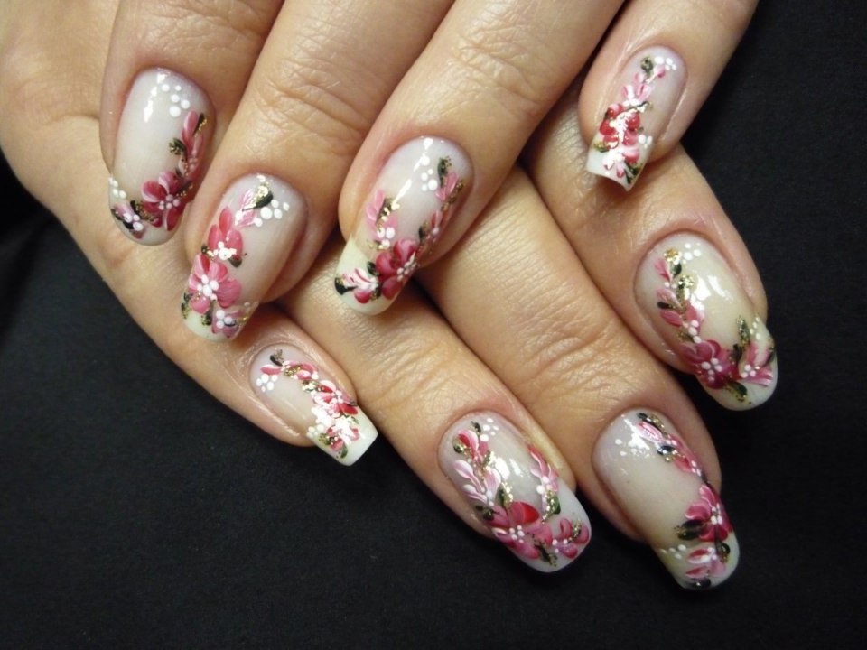 Прозрачный маникюр гель лаком