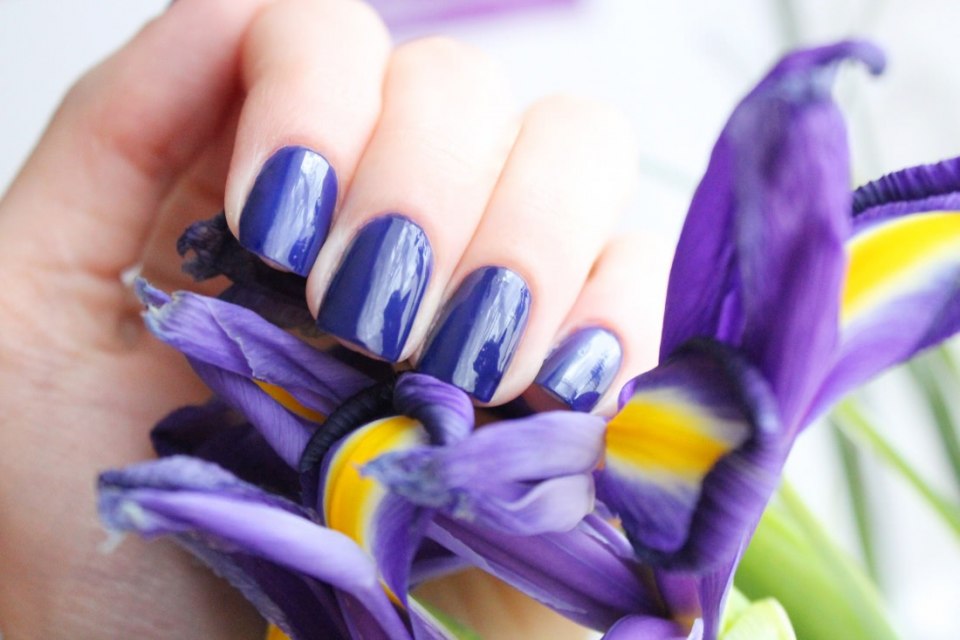 Маникюр с ирисами