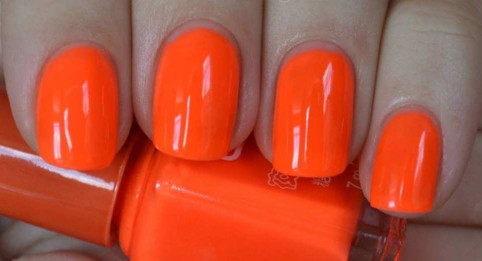 Ярко оранжевый френч