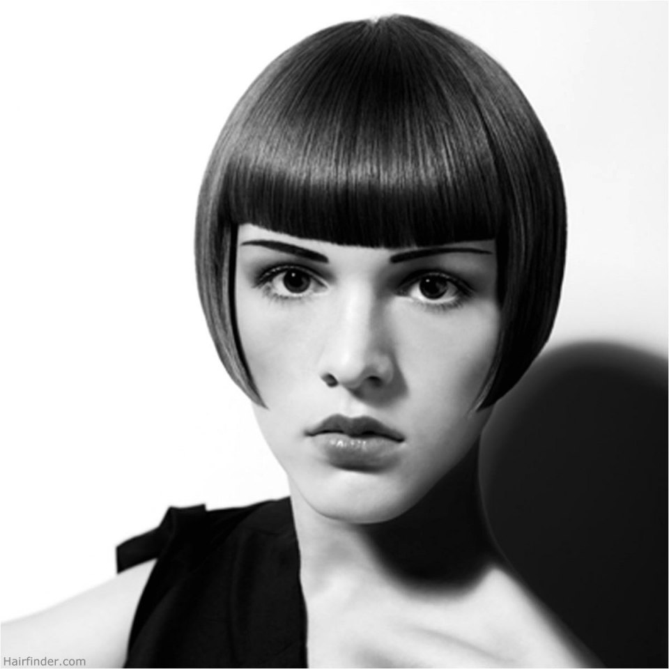 Стрижка Боб сессон на средние волосы