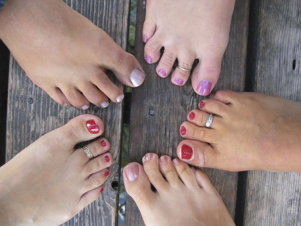 Форма ногтей на ногах