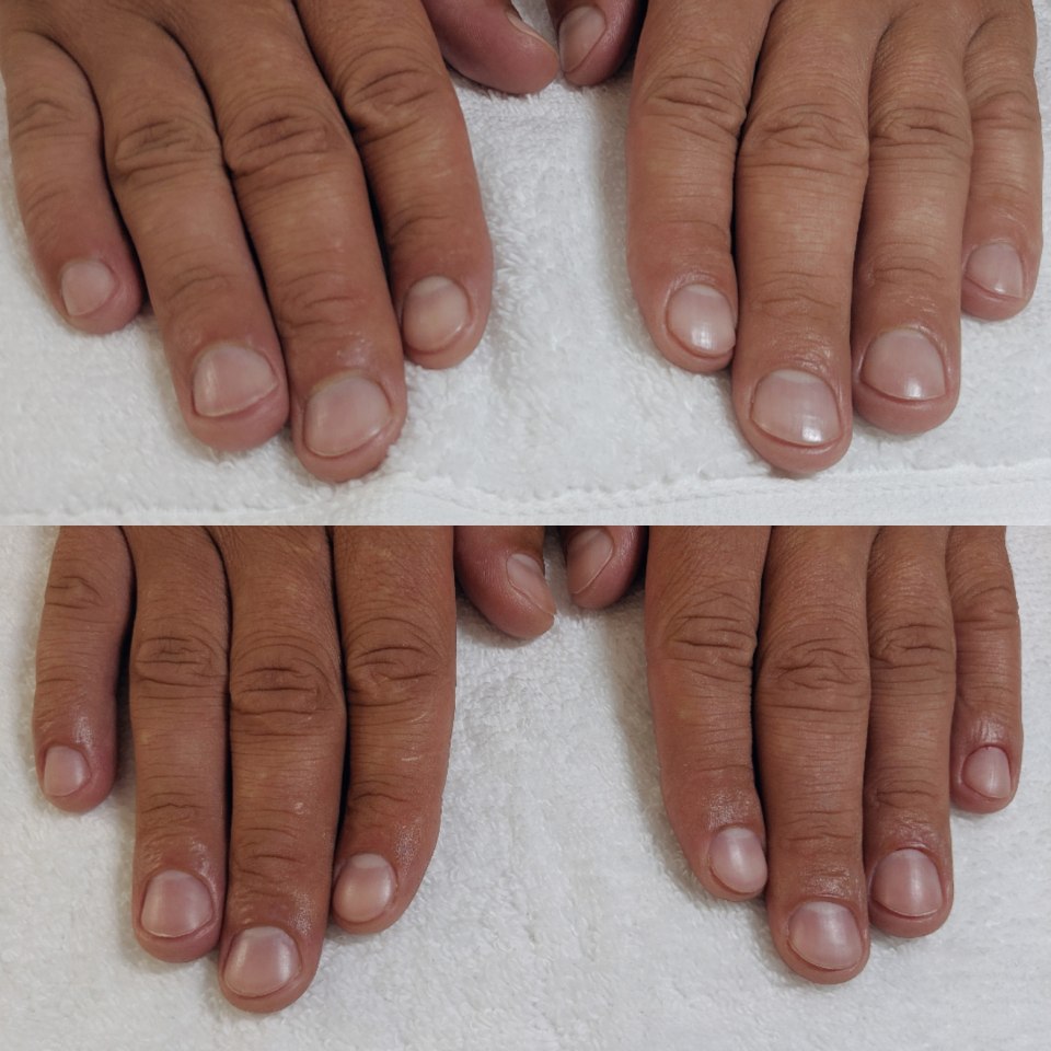 Мужской маникюр форма ногтей