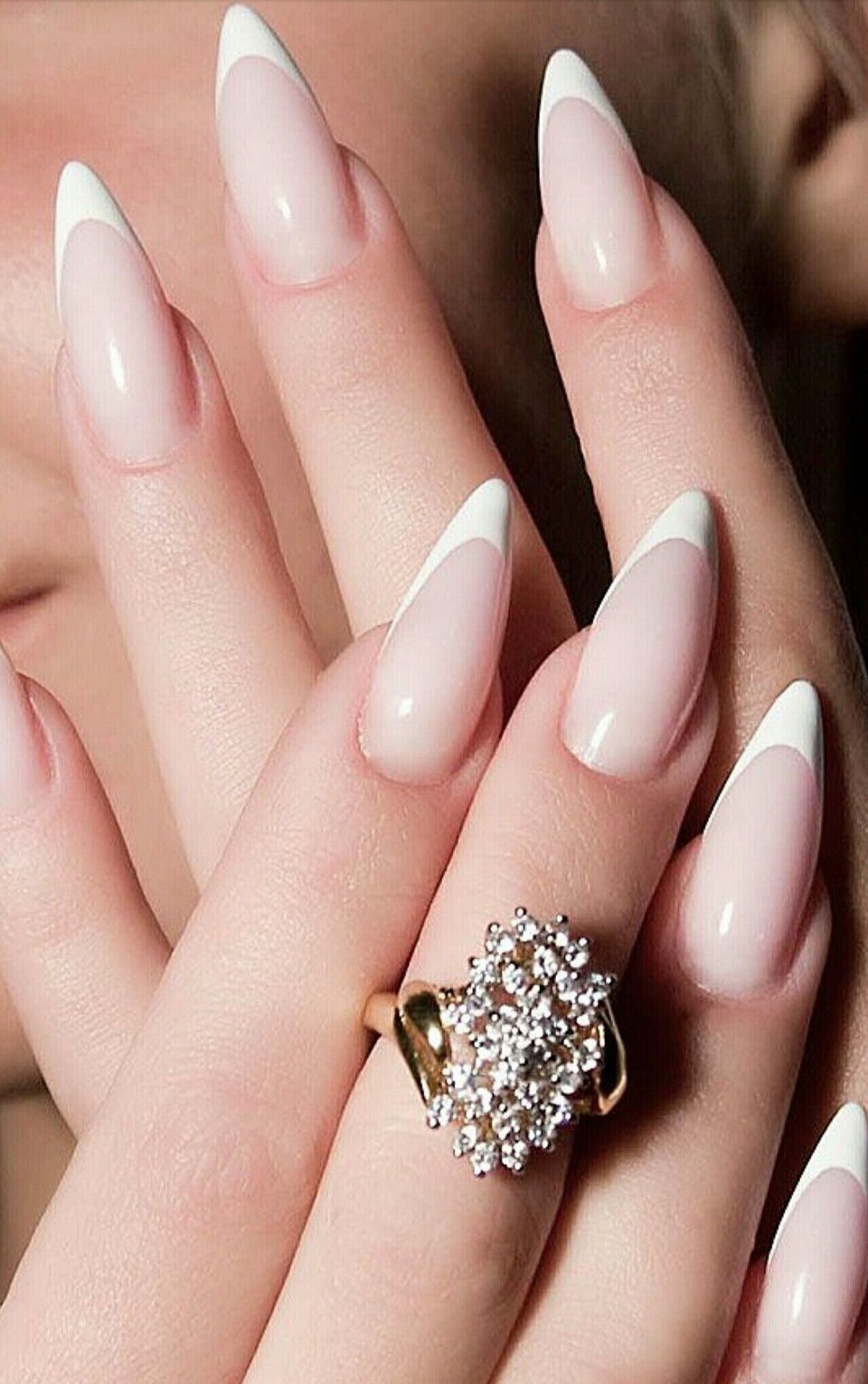 Френч на миндалевидных френч на миндалевидных