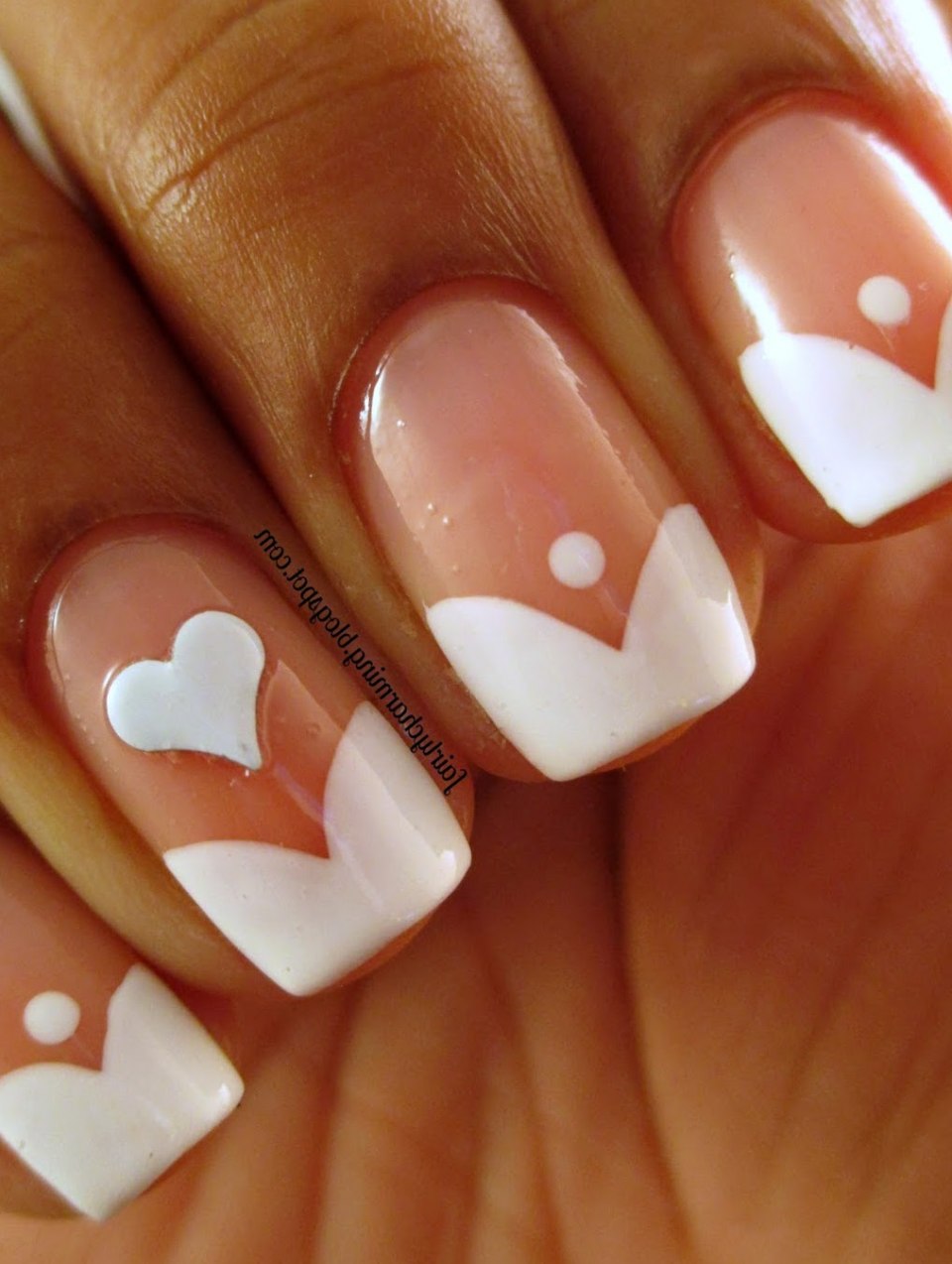 Френч с сердечками