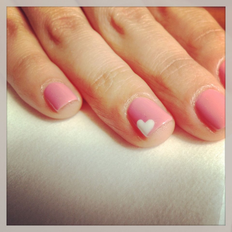 Красный френч с сердечками