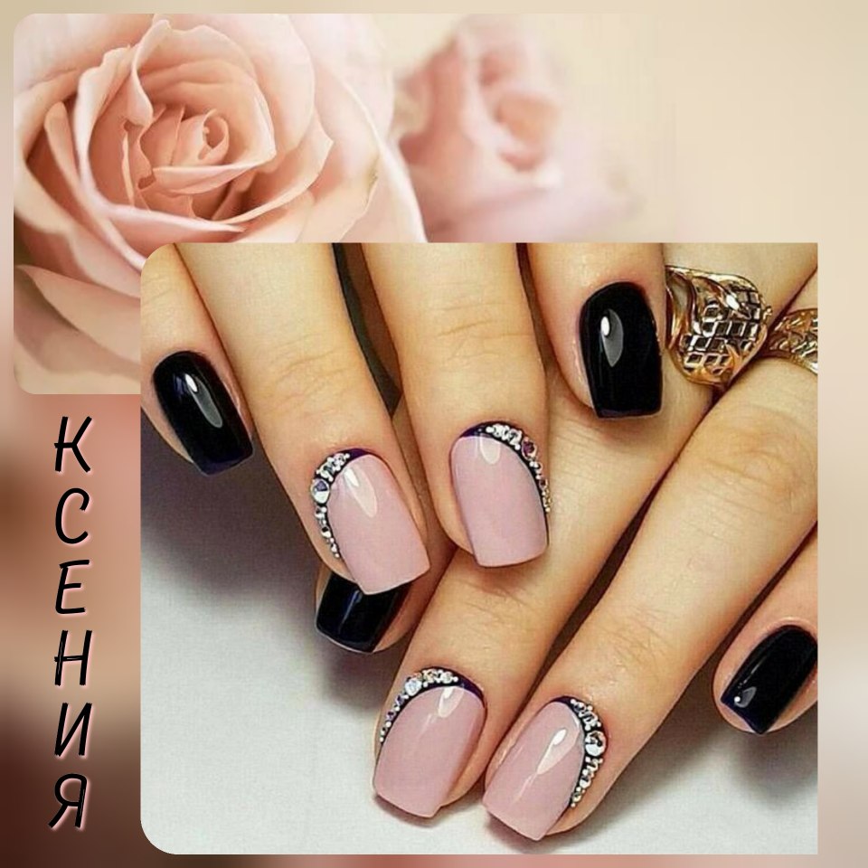 Красивый маникюр на короткие