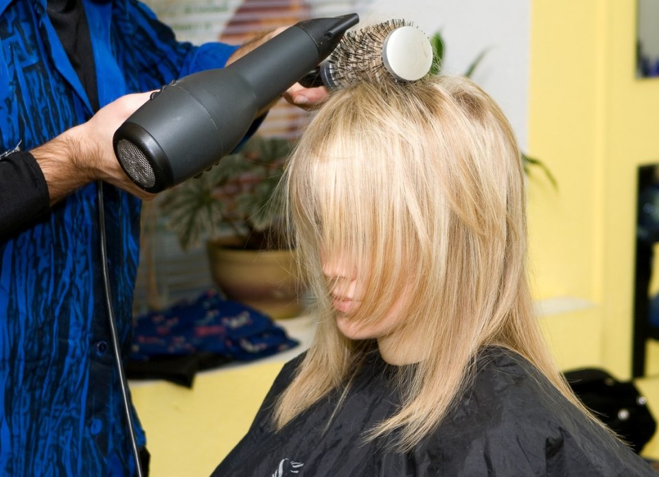 АИР тач на русые волосы до и после