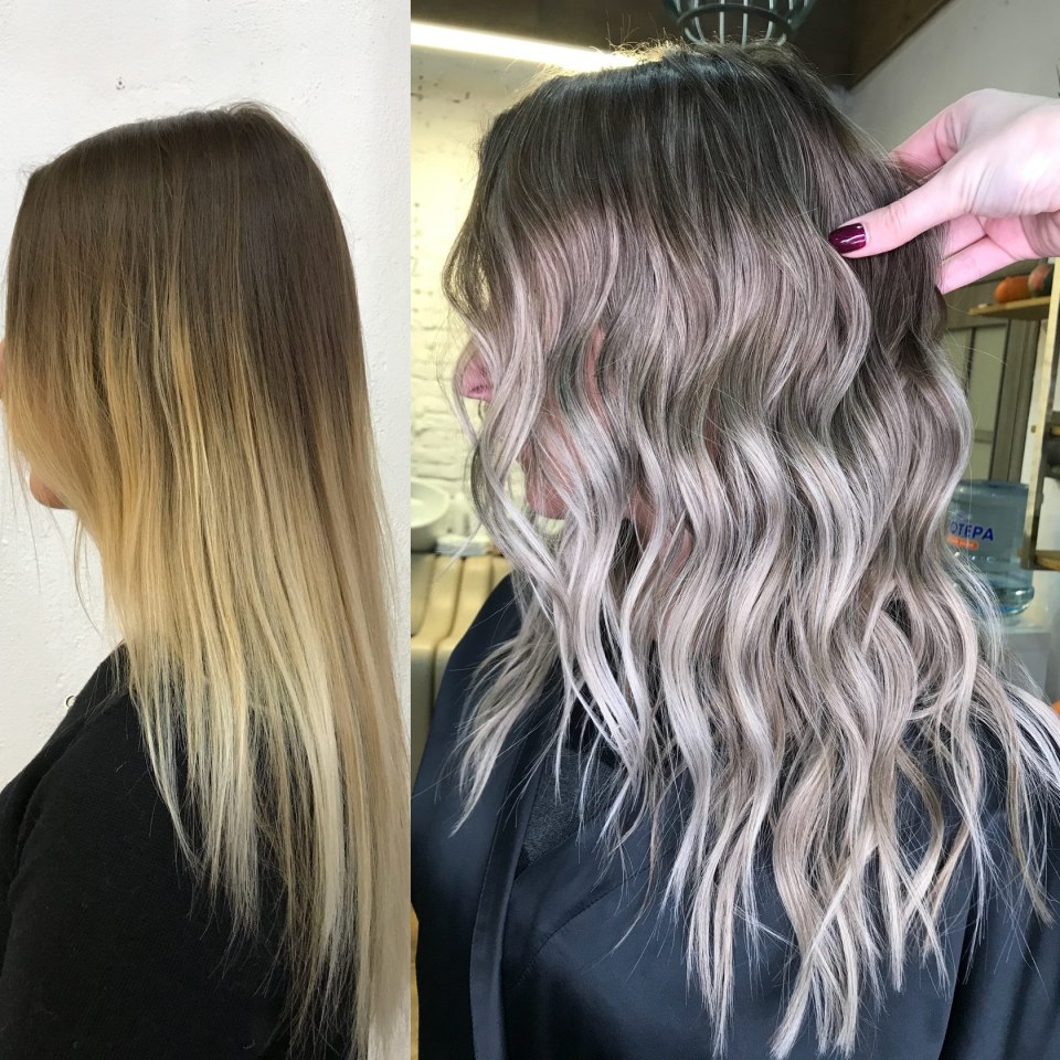 Открытое мелирование техника